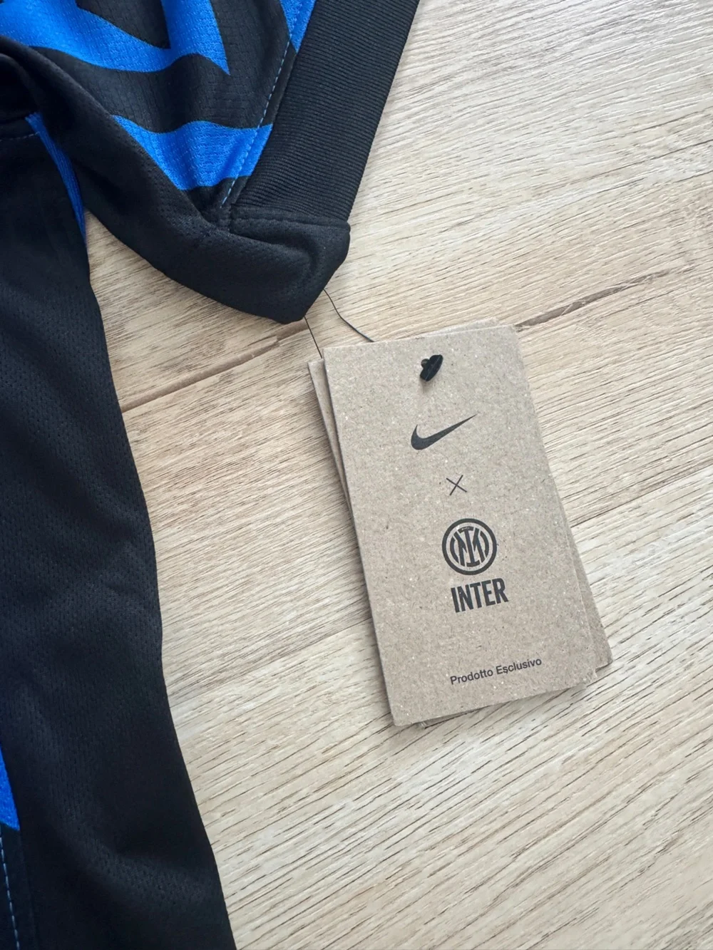 Nike Inter Milan Men's Soccer Jersey Black & Blue Signed Federico Dimarco 32